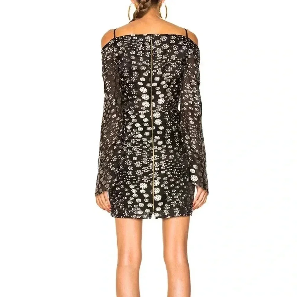 Roland Mouret Meedstead blossom Fils coupe mini dress - Picture 4 of 16